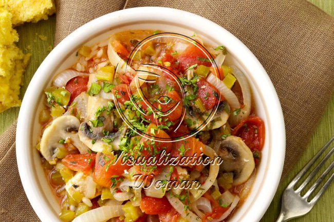 Veggie Chicken Creole