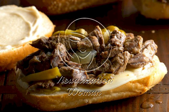 Italian Sirloin Beef Sandwiches