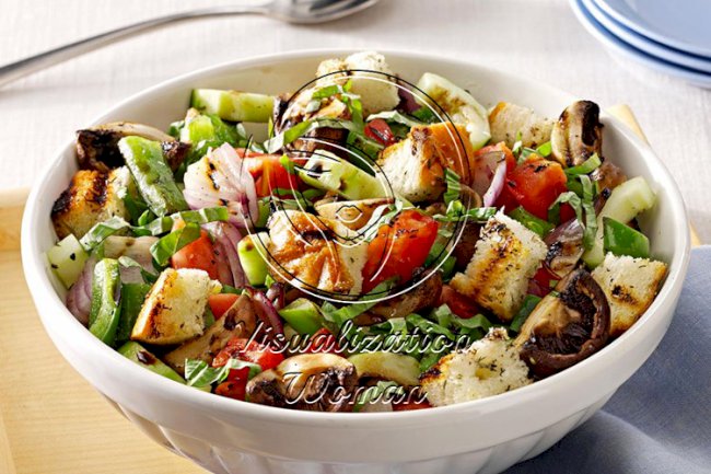 Grilled Lebanese Salad