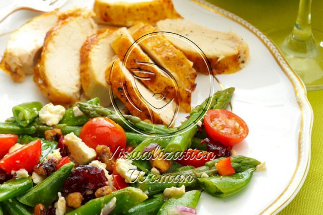 Asparagus & Snap Pea Salad