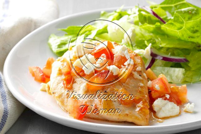 Caesar Chicken with Feta