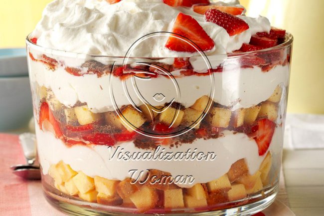 Strawberry Cheesecake Trifle