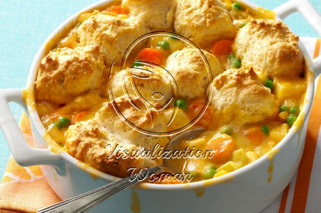 Easy Cheddar Chicken Potpie
