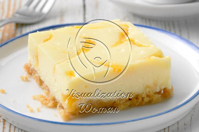 Orange-Swirled Cheesecake Dessert