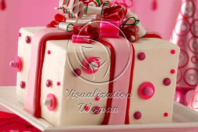 Chocolate-Mint Present Cake