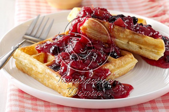 Blueberry/Rhubarb Breakfast Sauce