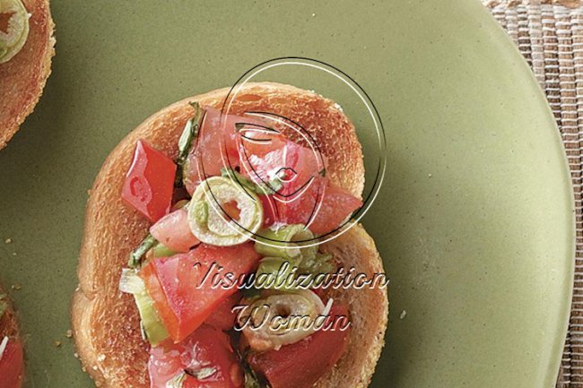 Tomato-Basil Bruschetta Appetizer