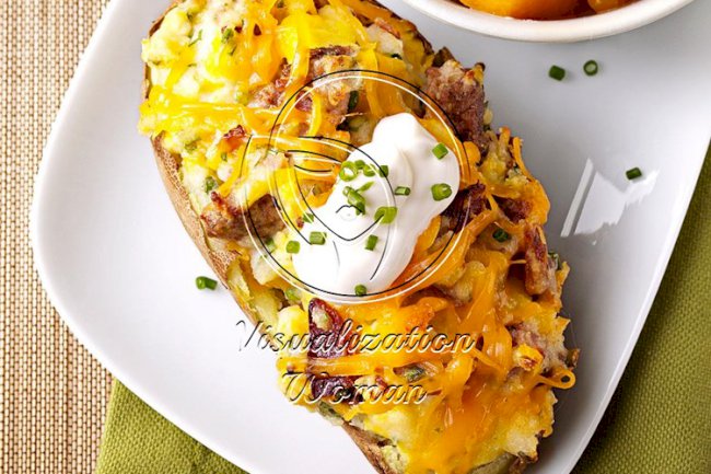 Twice-Baked Breakfast Potatoes for Two