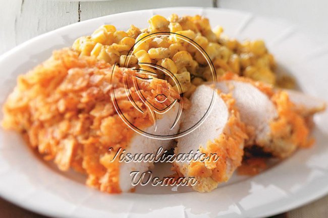 Chip-Crusted Chicken