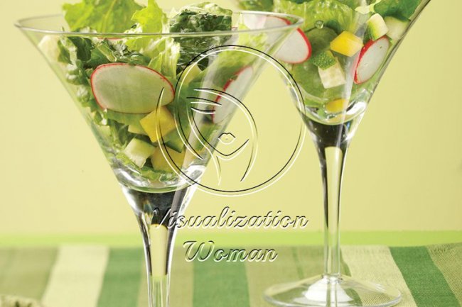 Tossed Salad with Cilantro Vinaigrette