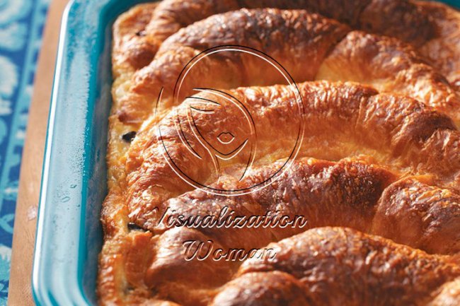 Makeover Chocolate Croissant Pudding