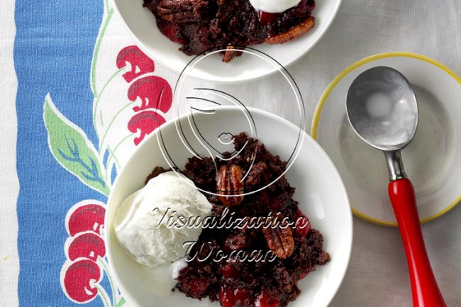 Chocolate-Covered-Cherry Dump Cake