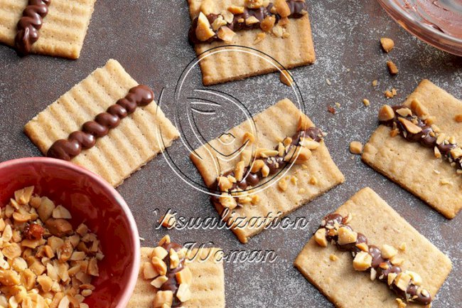 Chocolate Topped Peanut Butter Spritz