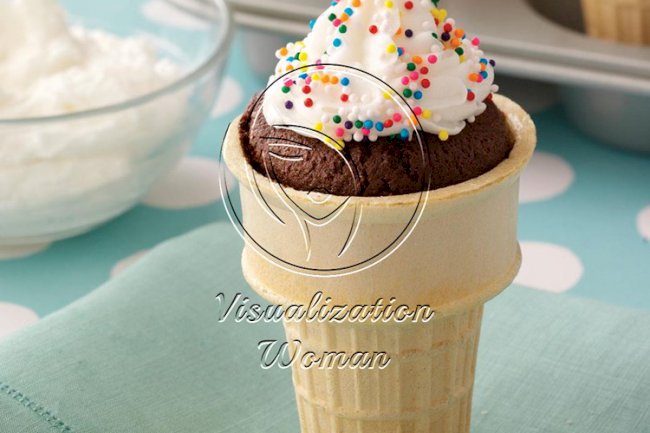 Chocolate Cupcake Cones