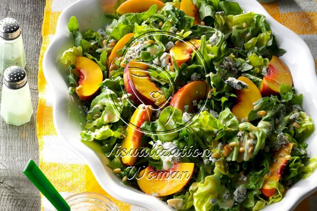 Nectarine Arugula Salad