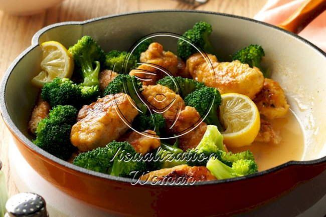 My Mother’s Lemony Chicken with Broccoli