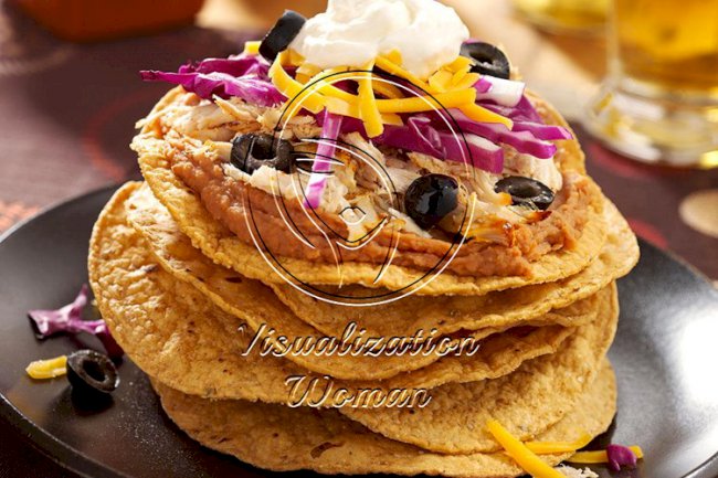 Chili-Lime Chicken Tostadas