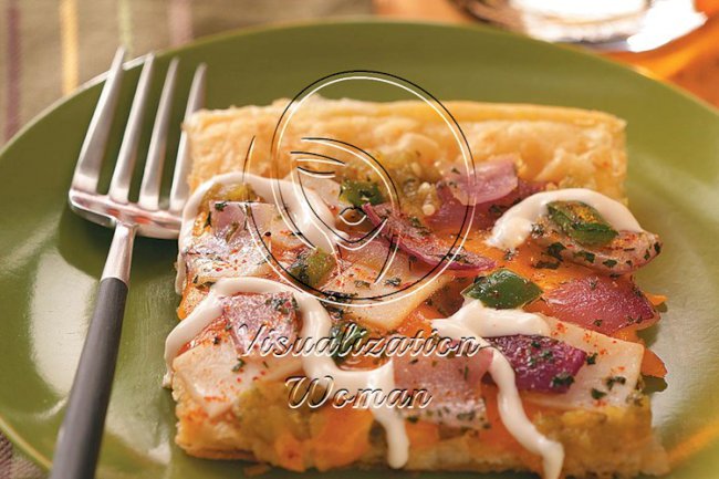 Chicken Enchilada Verde Pizza