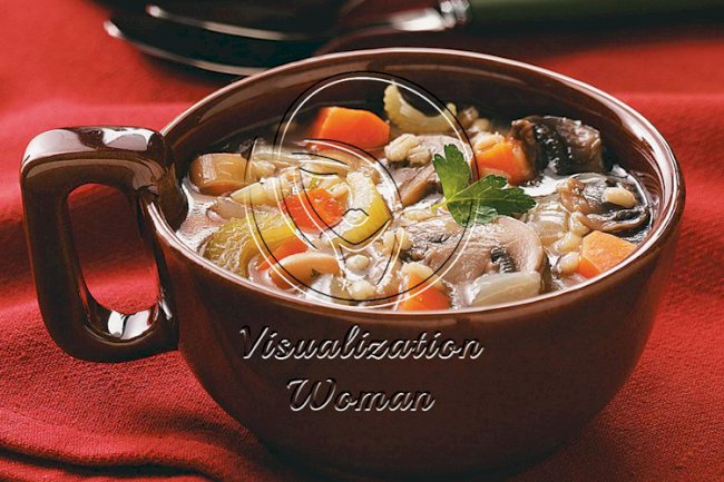 Mushroom Bean Barley Soup
