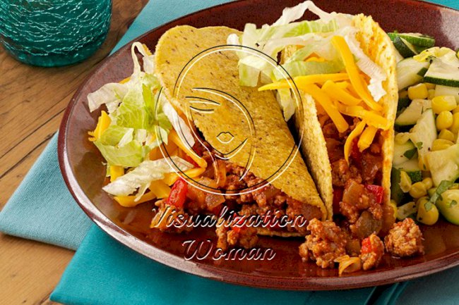 Three-Chili Turkey Tacos