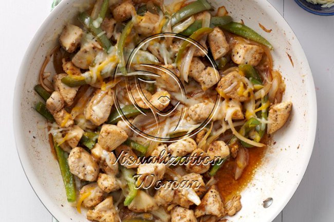 Cheesy Onion Chicken Skillet