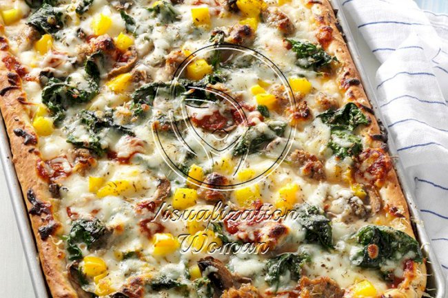 Pepper Sausage Pizza