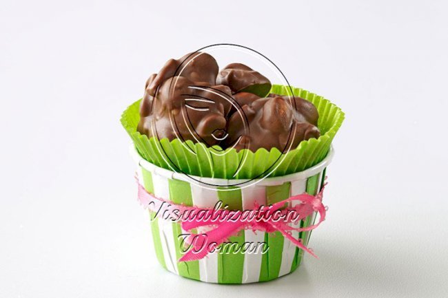 Nutty Chocolate Peanut Clusters