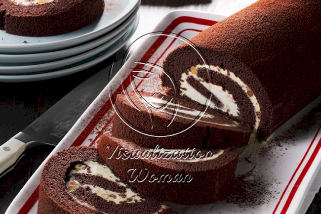 Peanut Butter-Chocolate Cake Rolls