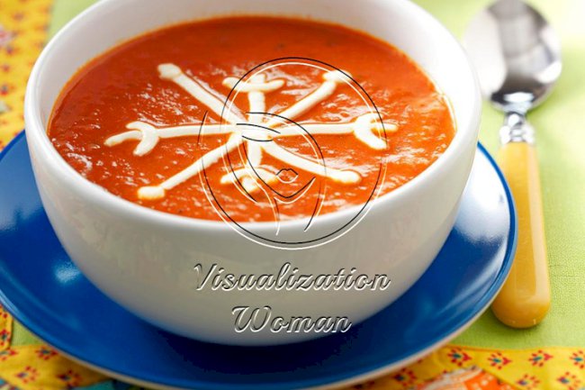 Snowflake Tomato Soup