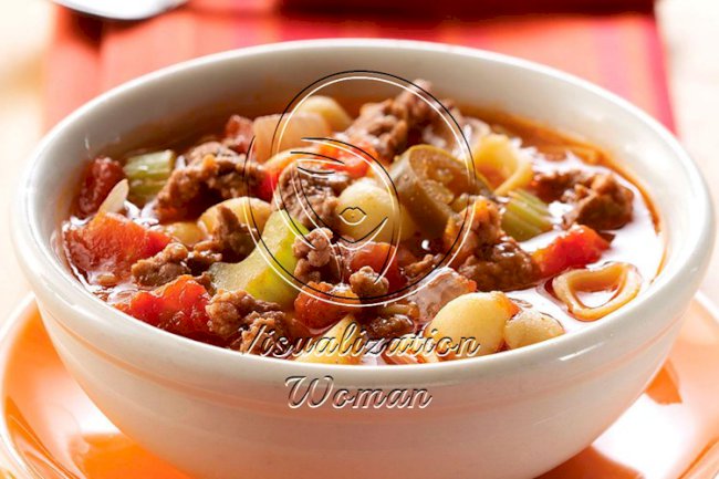 Zesty Hamburger Vegetable Soup