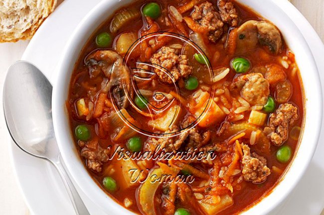 Chunky Beef Vegetable Soup