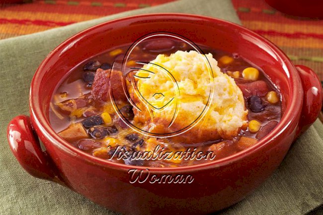 Southwestern Turkey Dumpling Soup