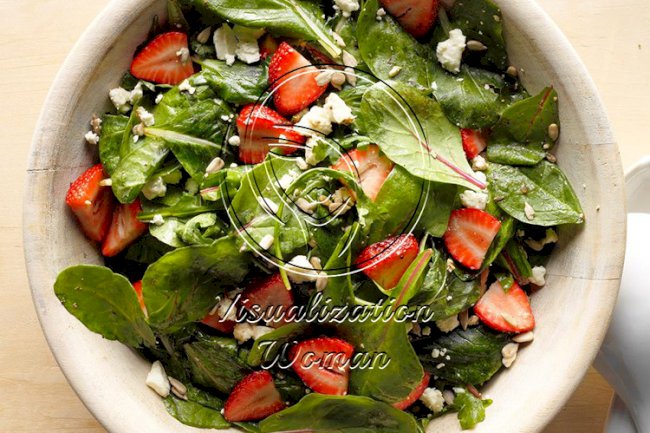 Strawberry Feta Tossed Salad