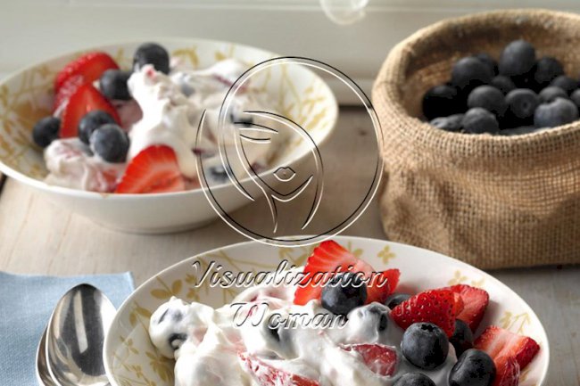 Two-Berry Fluff Salad