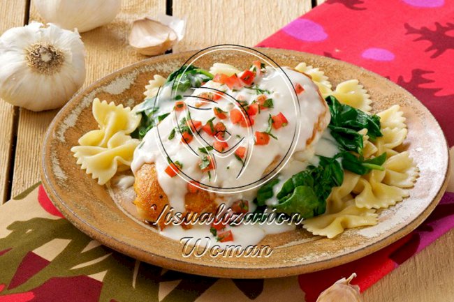 Saucy Garlic Chicken for Two