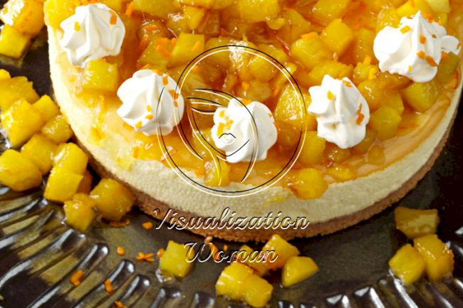 Pineapple Orange Cheesecake