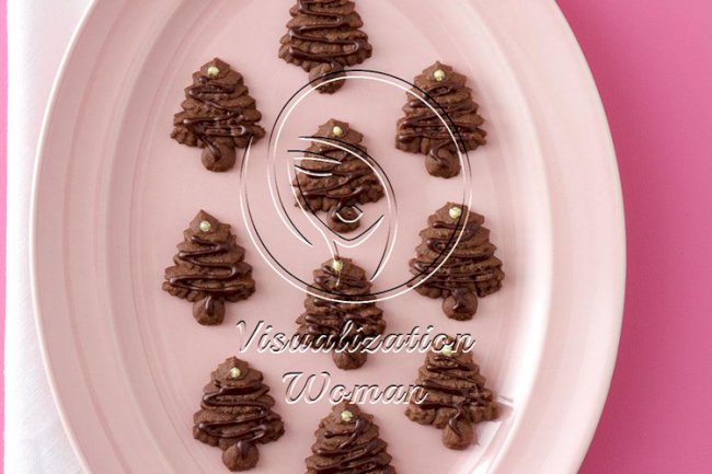 Chocolate Spritz Trees