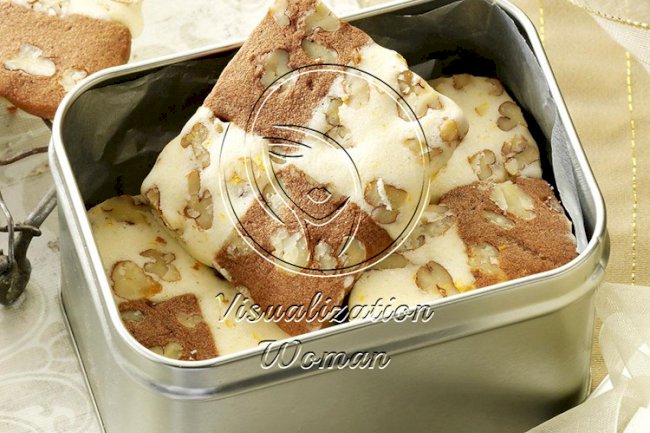 Chocolate Orange Checkerboard Cookies