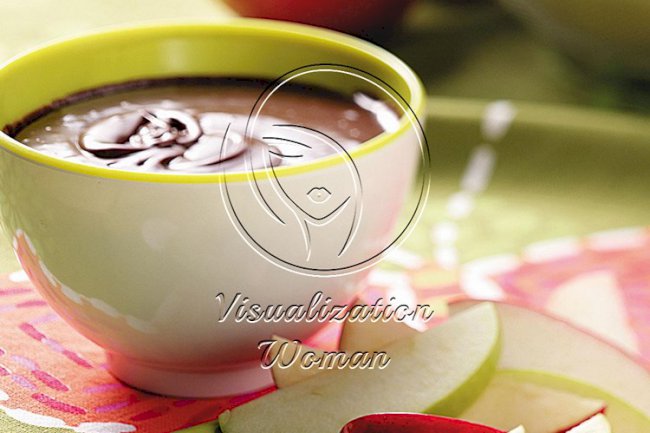Chocolate Mint Apple Fondue