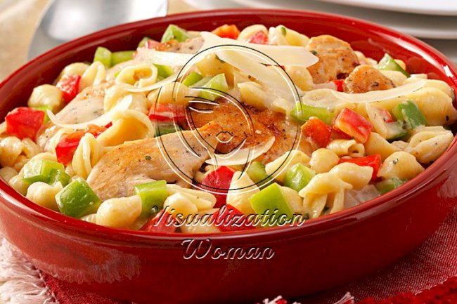 Creamy Shells and Chicken