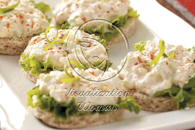 Crab Salad Tea Sandwiches