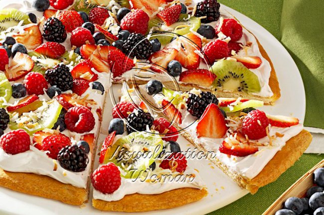 Berries ‘n’ Cream Pizza