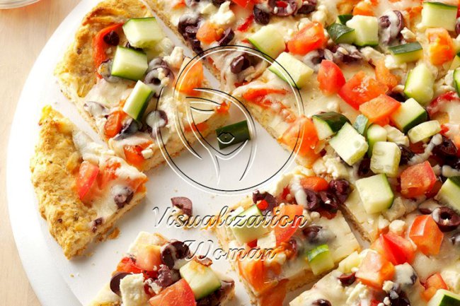 Turkey Gyro Pizza