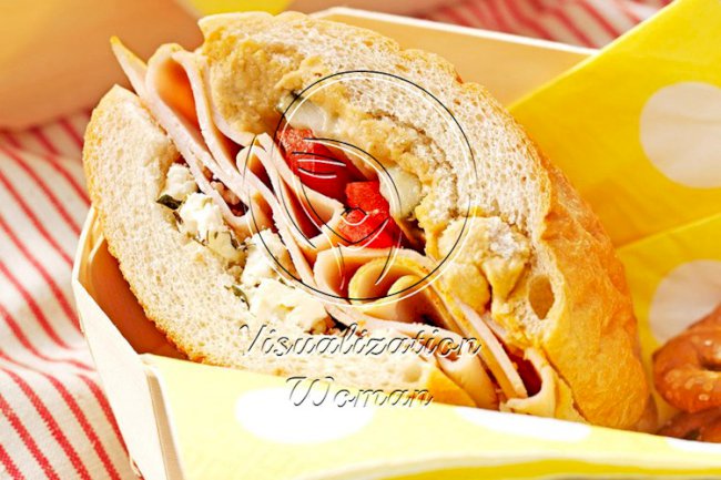 Hearty Turkey & Feta Sandwich