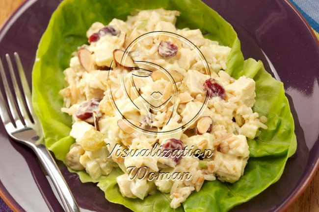Curried Chicken Rice Salad
