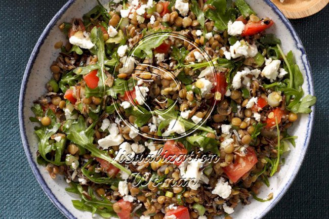 Wild Rice and Lentil Salad