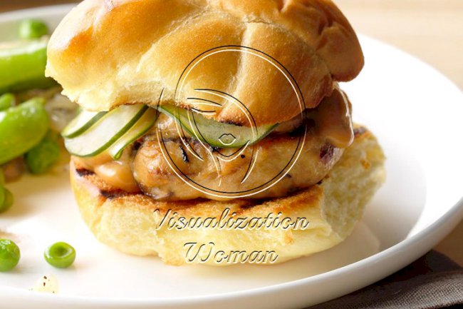 Shiitake-Chicken Sliders