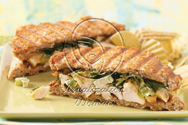 Curried Chicken Paninis