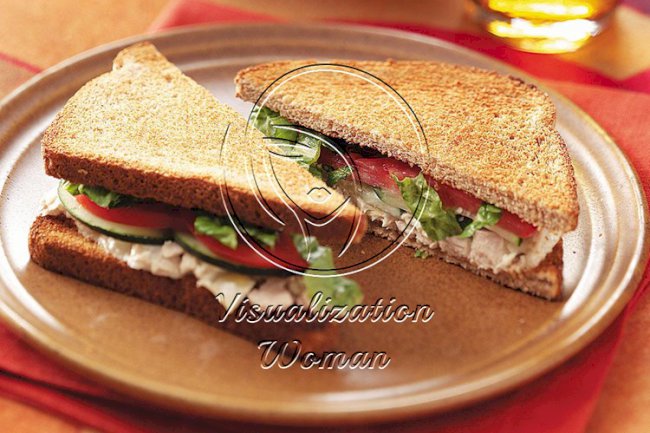 Tuna Caesar Sandwiches