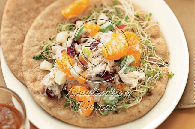 Fruited Tuna Salad Pitas
